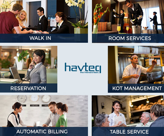 Hotel management System, restaurant management software